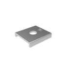 TEKNOMEGA - Piastra terminale FIX per barra flessibile 20x3 M6 D7 N3.