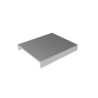 TEKNOMEGA - Piastra terminale FIX BARRA FLEX 80-100 L8-10 NON FORATA.