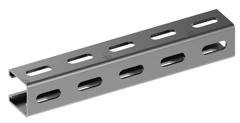 TEKNOMEGA - Profilo 41x41x1,5 lung=3mt Forato 3 lati MAGNELIS SP1,5 PRF2250