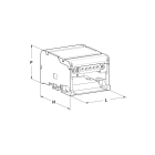 TEKNOMEGA - Ripartitore morsettiera quadripolare 125A 12. RPQ1009
