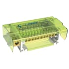 TEKNOMEGA - Ripartitore quadripolare 160A con morsettiera up&down e 11 uscite.