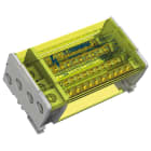 TEKNOMEGA - Ripartitore quadripolare 160A 11 uscite ingresso laterale morsettiera. RPQ1018