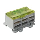 TEKNOMEGA - Ripartitore Omega Block Tripolare 125A 3x6 Uscite Compatto 6 Out