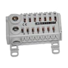 TEKNOMEGA - RIPARTITORE QUICK UNIPOL. 80A 14 OUT GRIGIO