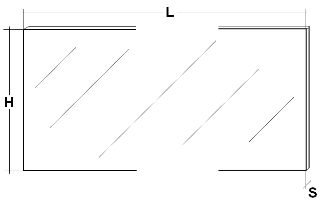 TEKNOMEGA - Schermo protezione piegabile PETG 1000x2000 spessore 3. SCH1000