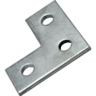 TEKNOMEGA - Piatto angolare zincato a 3 fori. STF1015