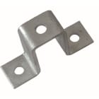 TEKNOMEGA - Staffa a omega zincata caldo per profilo 41x82. STF1035