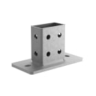 TEKNOMEGA - Piastra base zincata caldo per profilo 41x82. STF1056