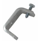 TEKNOMEGA - ganascia zincata caldo per profilo 41x41 parallelo.