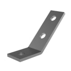 TEKNOMEGA - STAFFA 45 GRADI ESTERNA ZINC.CALDO 3 FORI