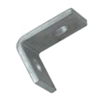 TEKNOMEGA - Staffa angolare a 90 gradi con 2 fori zincata a caldo. STF1105