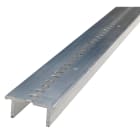 TEKNOMEGA - Profilo alluminio preforato supporto serie top L.2mt.