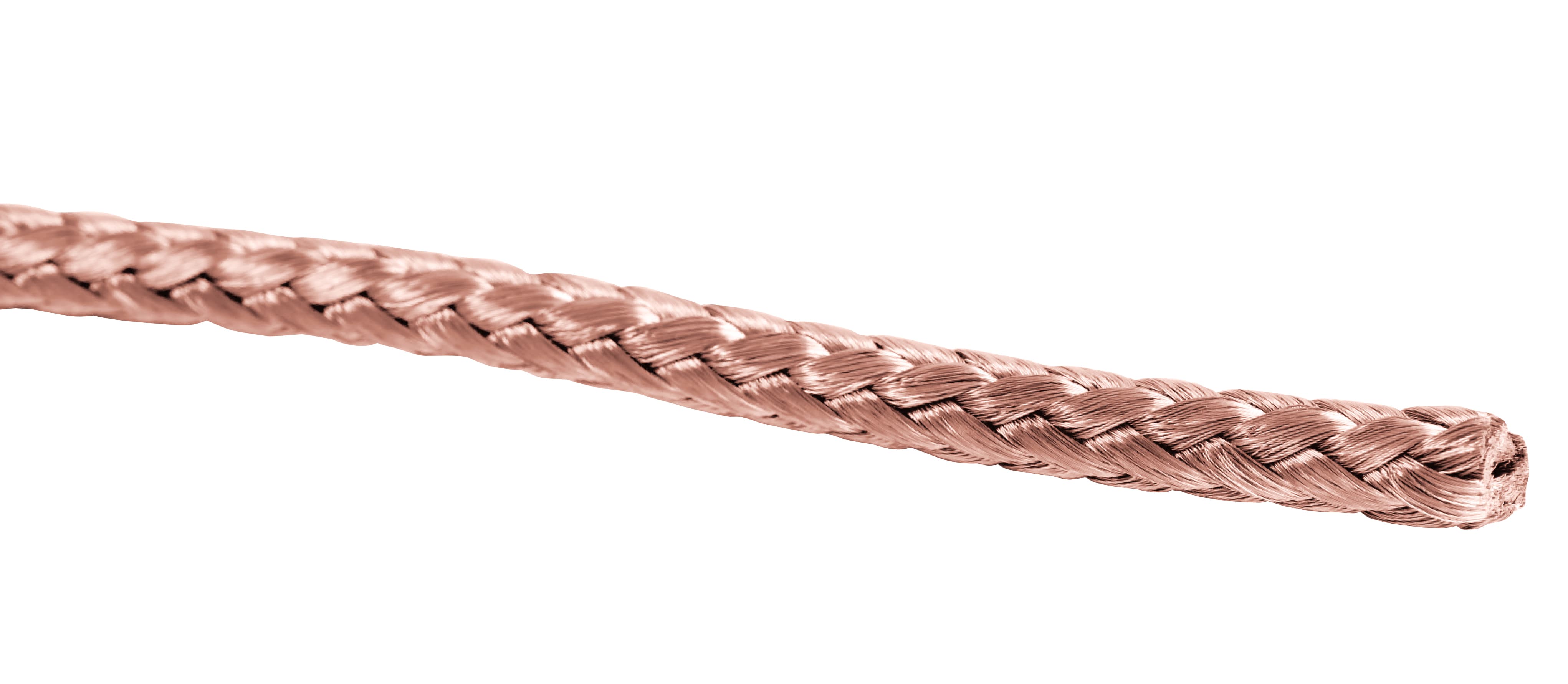 TEKNOMEGA - TRECCIA TONDA RAME ROSSO 35mmq L25m