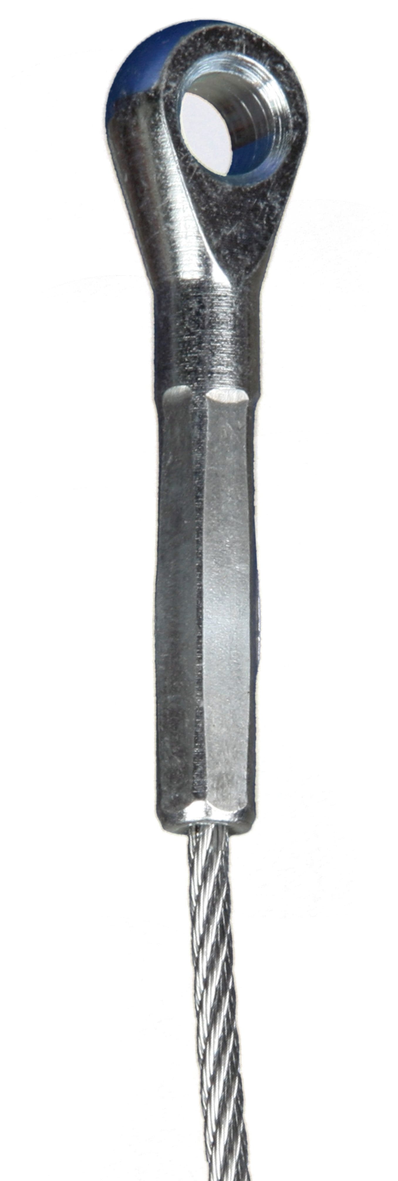 TEKNOMEGA - Kit cavo terminale ad anello giallo 1m con morsetti ZCT1050