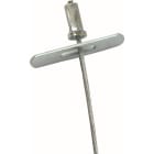 TEKNOMEGA - Kit term ad ancor - cavo terminale silver 1m +mo.