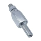 TEKNOMEGA - ZipClip mors x cavo rack silver. ZCT2200