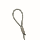 TEKNOMEGA - Cavo terminale a cappio silver 3m. ZCT2240