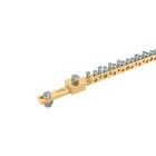 TEKNOMEGA - Collettore terra 13x6mm 56 fori L.462mm Morsettiera 56 fori L462mm