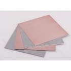 TEKNOMEGA - Piastra Bimetallica Rame Alluminio 100x100 Spessore 1