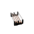 TEKNOMEGA - Kit ripartitore 160A con 10 uscite per fase M6.