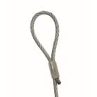 TEKNOMEGA - Kit cavo terminale a cappio silver 5m +mors. ZipClip - Silver 5 mt.