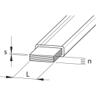 TEKNOMEGA - Coflex Plus barra flessibile isolata 6x13x0,5 stag 2m.