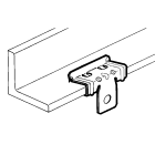 TEKNOMEGA - Clip acciaio armonico CLP-H4 EASY SP15-20MM CON FORO D6,3MM.