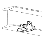 TEKNOMEGA - Clip acciaio armonico CLP-ME3 MEGA BASE SP7-13MM. CLP1175