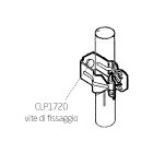 TEKNOMEGA - CLIP FISSATUBO D22-30mm