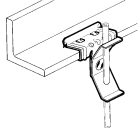 TEKNOMEGA - Clip Easy con molla foro 6mm SP4-10 x pendino D6mm.