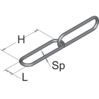 TEKNOMEGA - Catena 26x6 spess.3mm 20m.