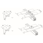 TEKNOMEGA - SET BLOCCHETTI ''L'' FLAT E VITERIA TRI+NEU