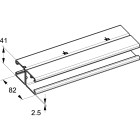 TEKNOMEGA - profilo 41x41 doppio sendzimir sp2,5 l6m PRF1095
