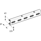 TEKNOMEGA - Profilo 41x21x2,5 lung=6mt Forato Sendzimir SP2,5 L6m. PRF1135