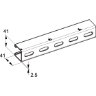 TEKNOMEGA - PROFILO 41X41 ASO. ZINC.CALDO Sp2,5 L6m