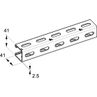 TEKNOMEGA - PROFILO 41X41 ASO.3L ZINC.CALDO Sp2,5 L4m