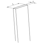 TEKNOMEGA - BARRA RAME PIENA 80X5 L1750mm