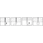 TEKNOMEGA - Kit term ad espans cavo terminale a tassello silver 5m mor.