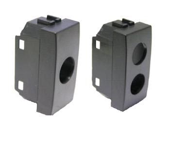 TELEVES - Cover per prese coassiali con 1 connettore tipo Vimar Eikon.
