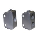 TELEVES - Cover fori tipo GW Chorus Lux, plastiche per prese coassiali e 2 connettori. 529153