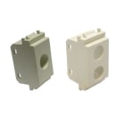 TELEVES - Cover per prese coassiali 2 fori tipo Vimar Idea bianca, connettori plastici. 529159