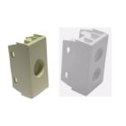 TELEVES - Cover 2 fori tipo ave ral plastiche per prese coassiali connettori.