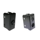 TELEVES - Cover 2 fori tipo Axolute antracite plastiche per prese coassiali connettori. 529181