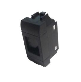 TELEVES - Cover internazionale nera per connettore RJ45 e prese dati.