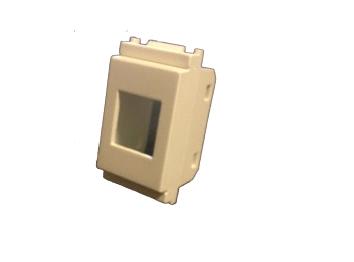 TELEVES - Cover per connettore RJ45 Vimar Idea bianca, plastiche per prese dati. 529205