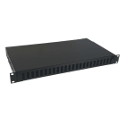 TELEVES - Ripiano F.O. per Rack 19 1U, per 24 adattatori ottici SC Duplex o LC Quad.