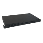 TELEVES - Ripiano F.O. per Rack 19 1U, per 24 adattatori ottici SC Duplex o LC Quad.