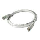TELEVES - Cavo patch Ethernet Cat6 UTP in rame PVC bianco da 1m per installazioni fai-da-te.