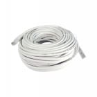 TELEVES - Cavo patch Ethernet Cat6 UTP in rame, PVC bianco, lunghezza 20 metri.