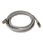 TELEVES - Cavo patch Ethernet Cat 6A S/FTP, 2m, grigio, LSFH, DIY-GRI.